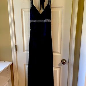Black evening gown
